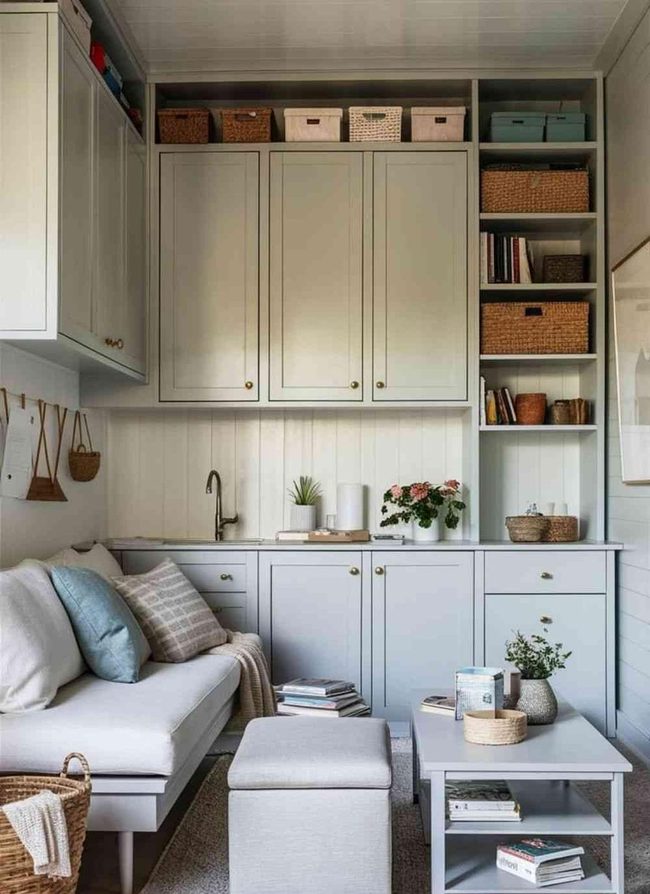Lamp Walls Maximize Tiny Spaces