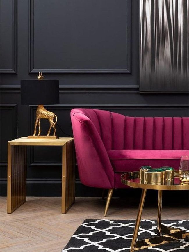 Pink Velvet Statement Sofa Dreams