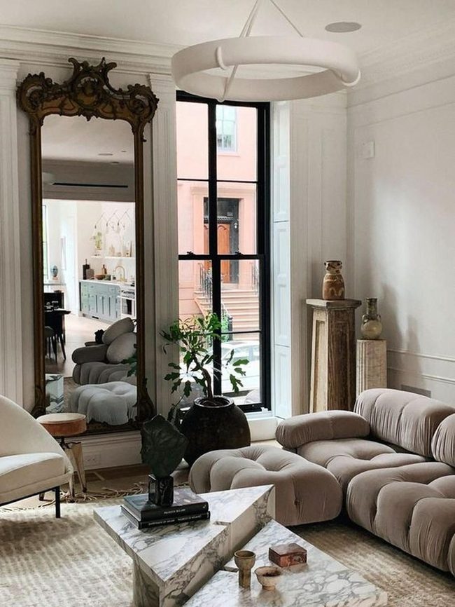 Sunlit Neutrals With Curved Comfort