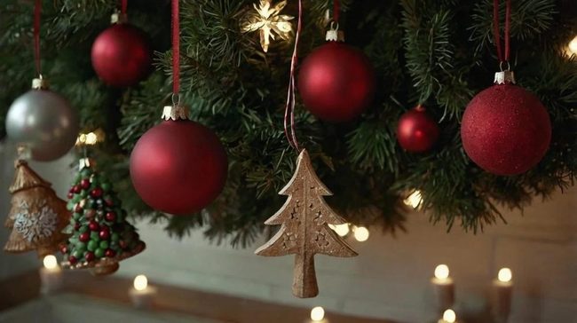 Handmade Ornament String Display