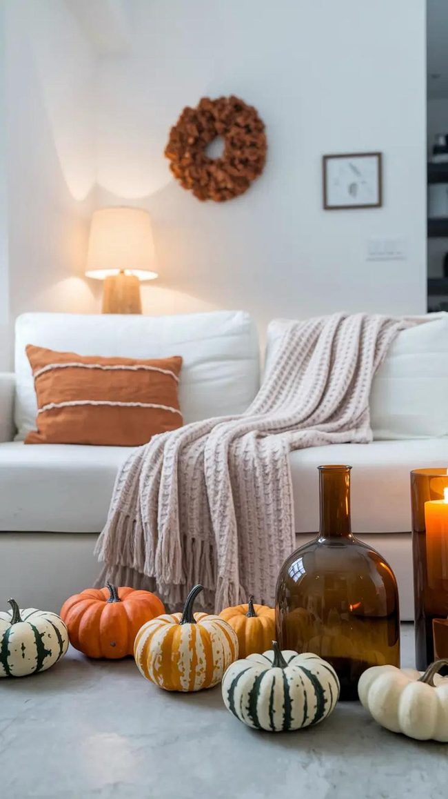 Russet Glass Branches For Understated Fall