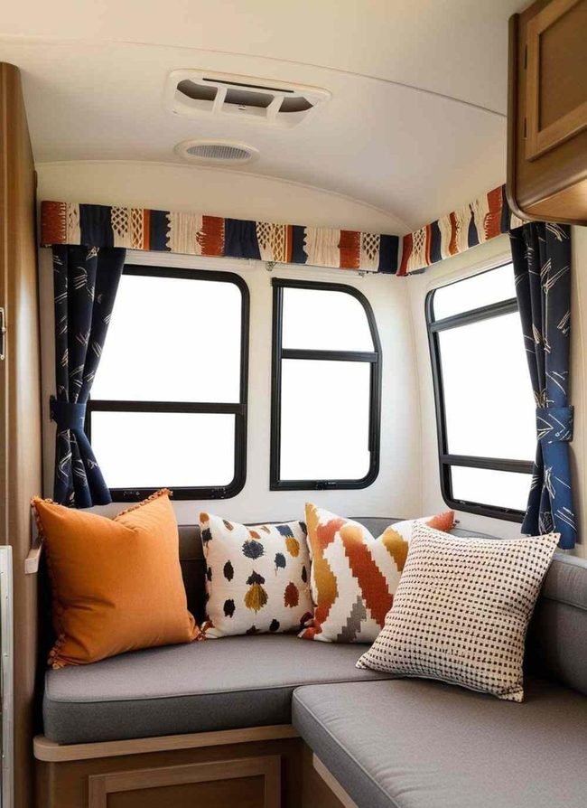 Perfectly Fitted Camper Window Curtains