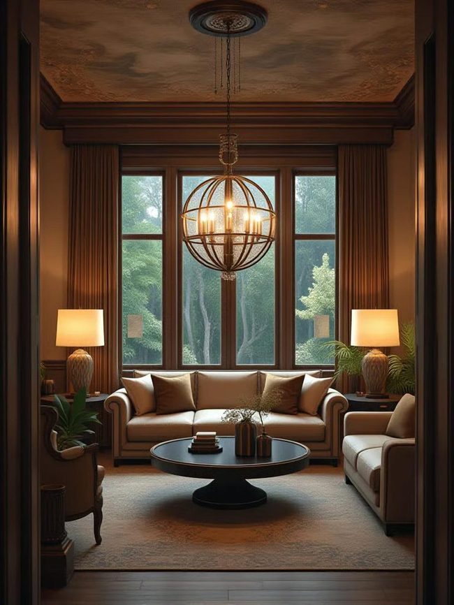 Golden Layered Lighting Creates Cohesion