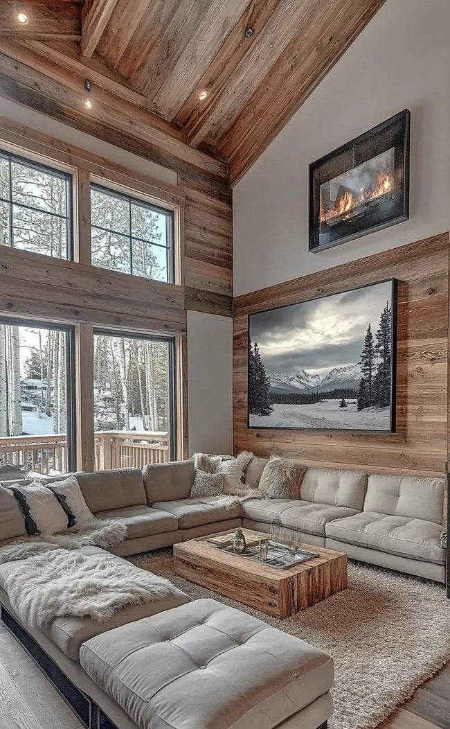 Mixed Warm Timber Tones and Finishes