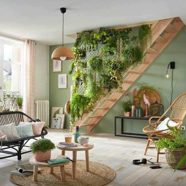 Cascading Green Staircase Garden