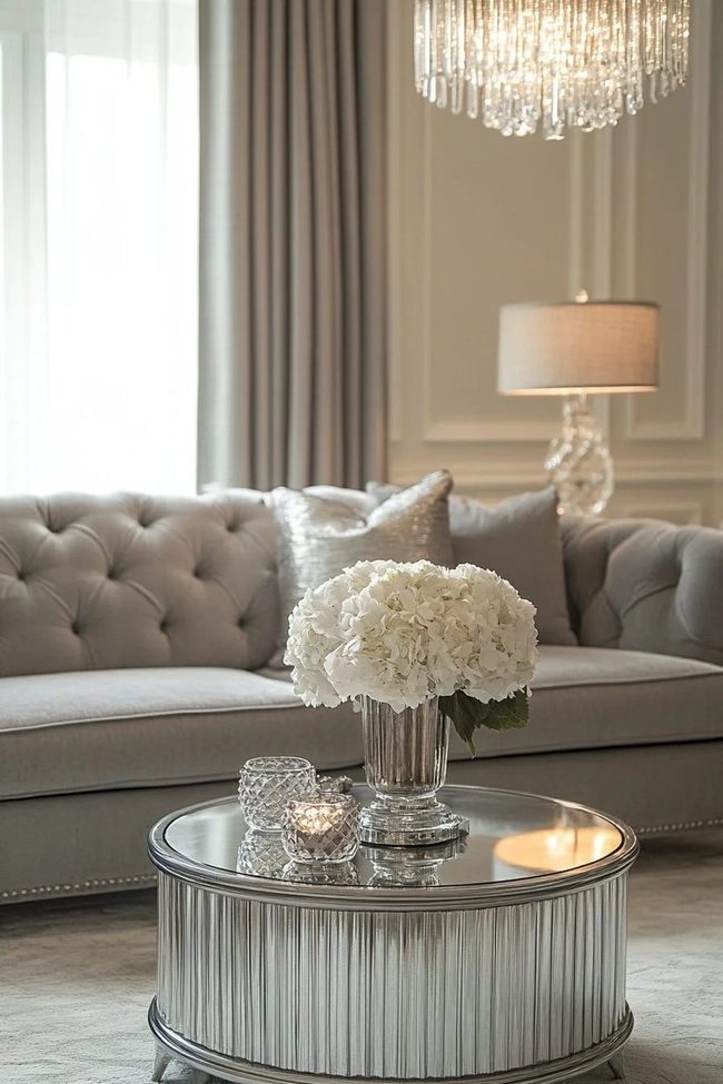 Grey Sofa Brightens Light-Filled Rooms