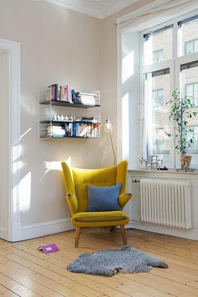 Sunny Yellow Reading Corner