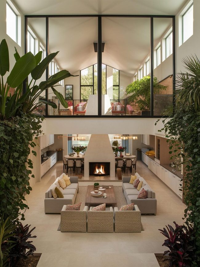 Light-Filled Open Living Flow