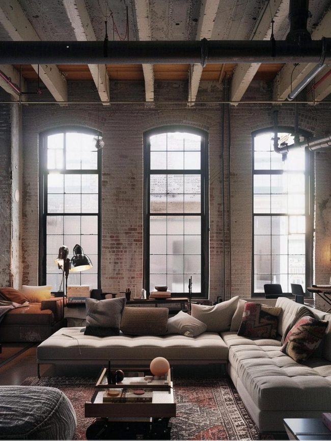 Iron Fixtures Against Neutral Walls