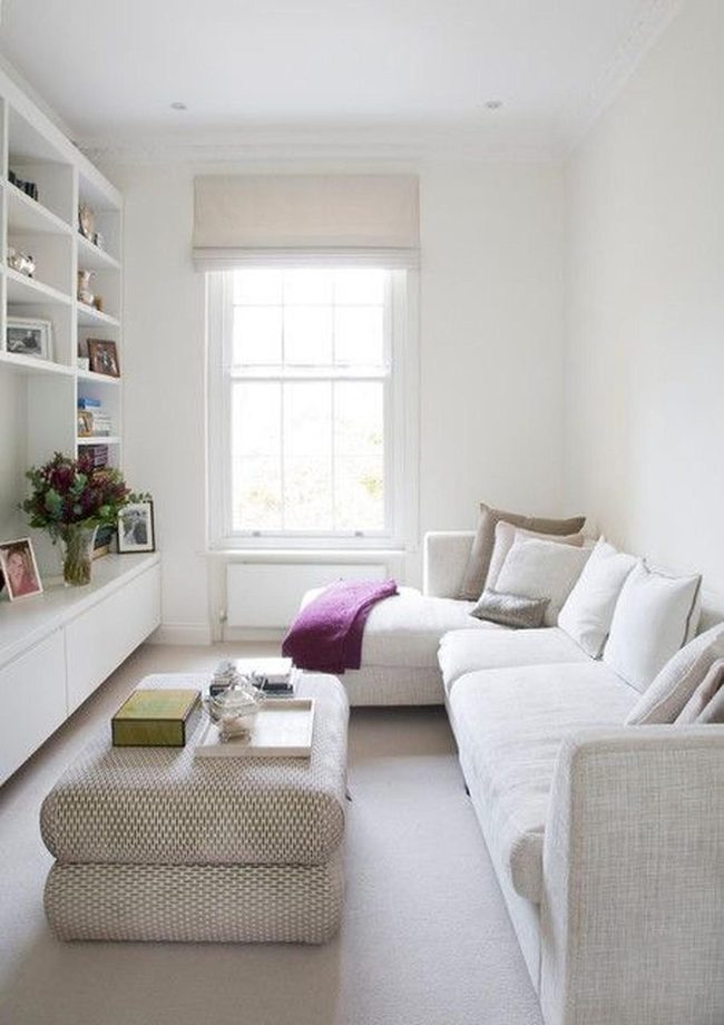 Purple Statement Blanket Bright Living Room