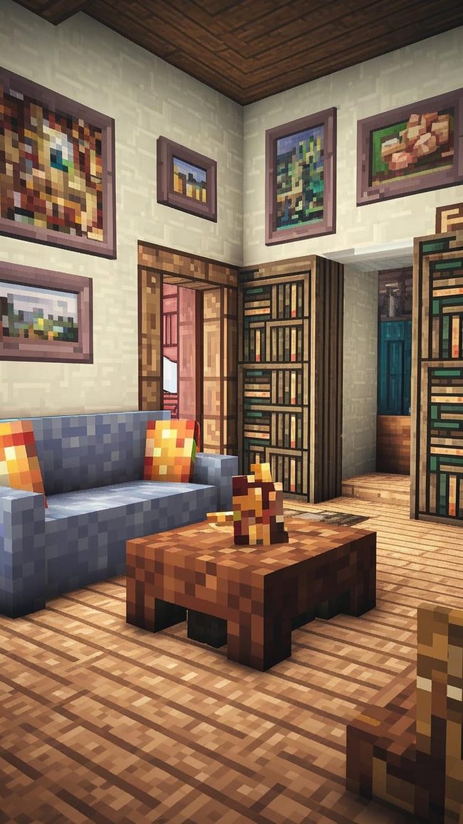 Dark Oak Victorian Parlor