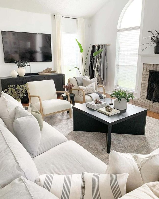 Neutral Tones With Wood Accents