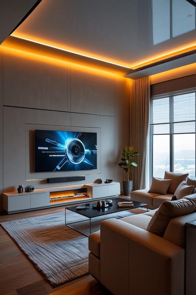 Smart Minimalist Parlor Technology