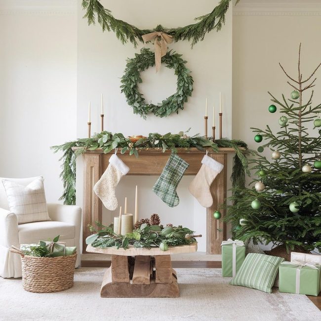 Woodland Green and Nature-Inspired Wood