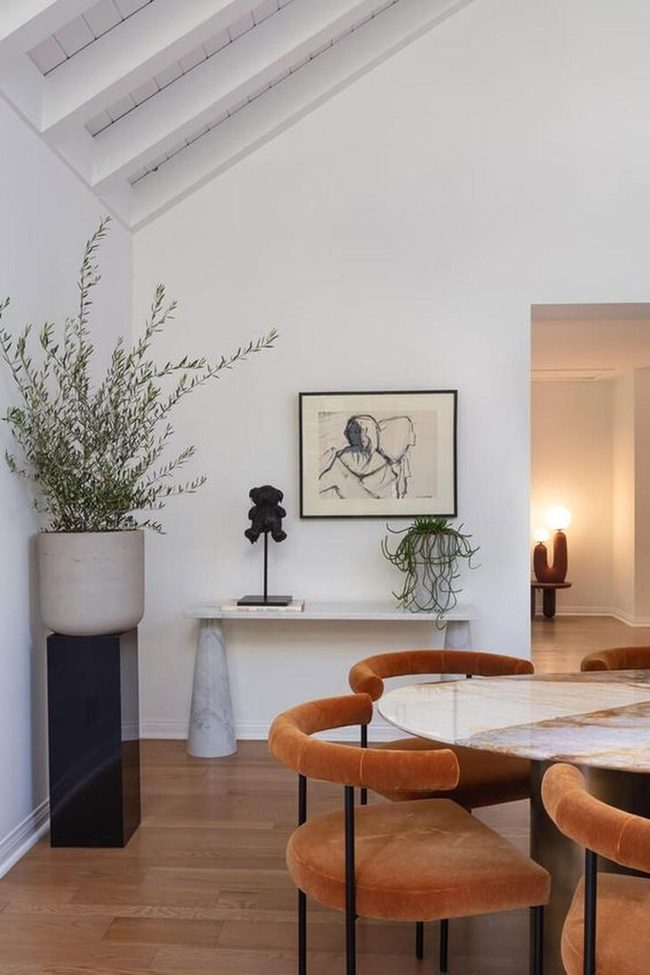 Orange Chairs Command The Space