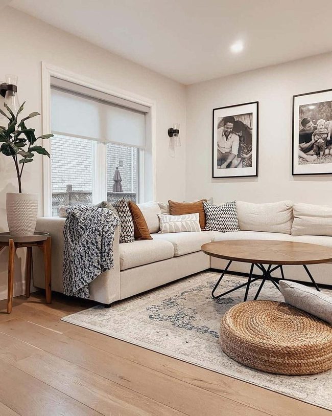 White Modular Seating Meets Natural Greenery