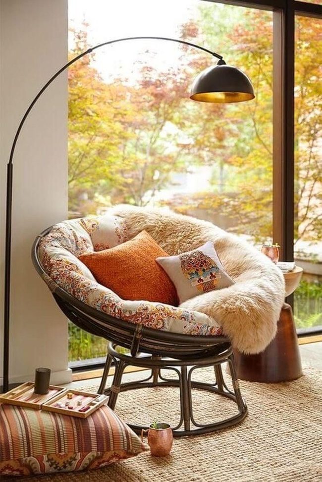Autumn Cushion Rattan Chair
