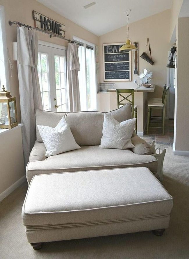 Beige Seating Bathed In Natural Light