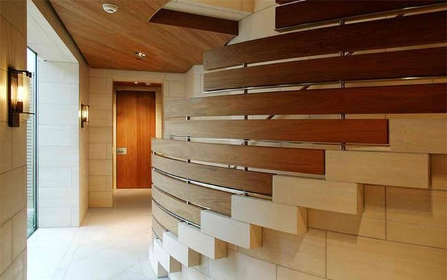 Warm Wood Meets Modern Marble