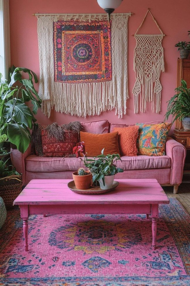 Soft Pink Boho Mix