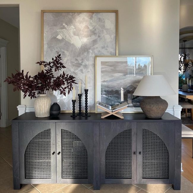 Black Sideboard Statement Piece