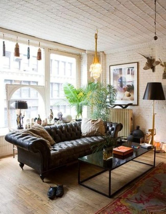 Dark Leather Meets Natural Light
