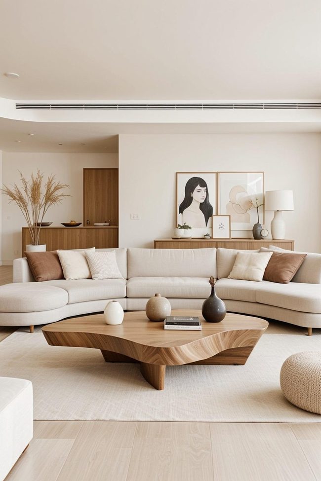Curved Forms Command Sitting Area