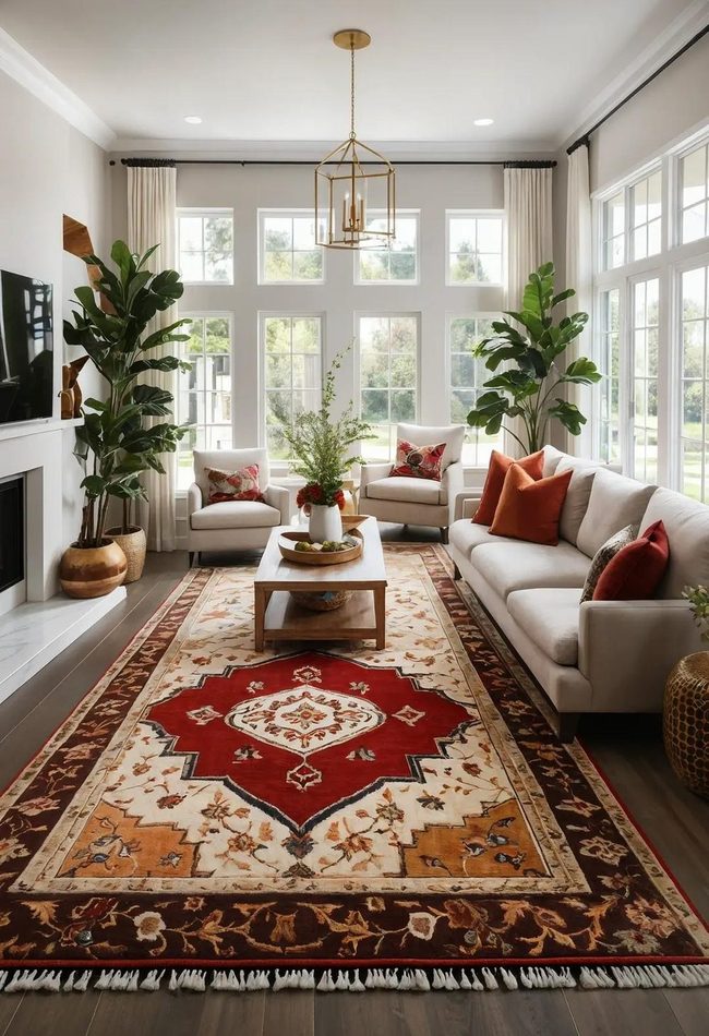 Persian Accent Over Solid Base