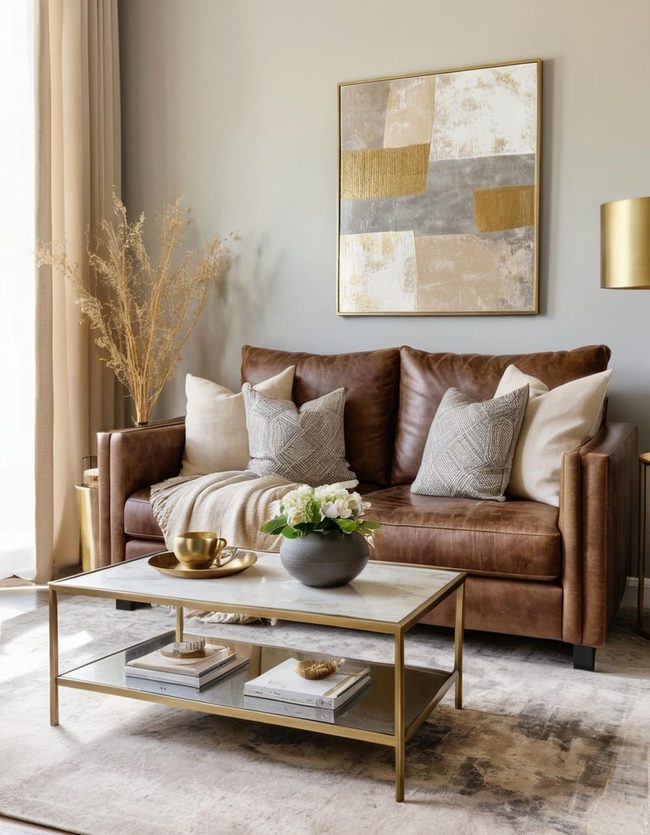 Brown Tones Meet Steellic Shine