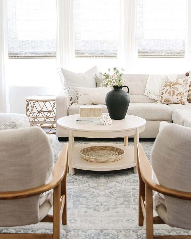 Beige And Wood Serenity Center