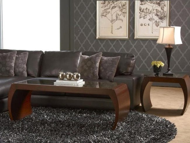 Dark Gray Sanctuary With Leather And Botanicals