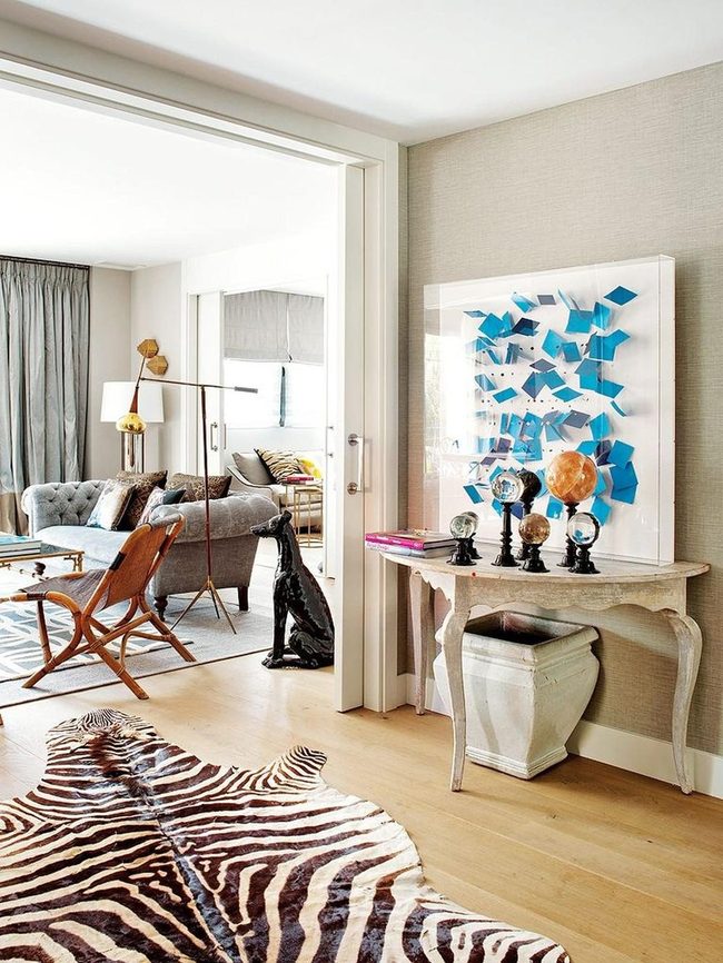 Blue 3D Wall Art Statement Piece