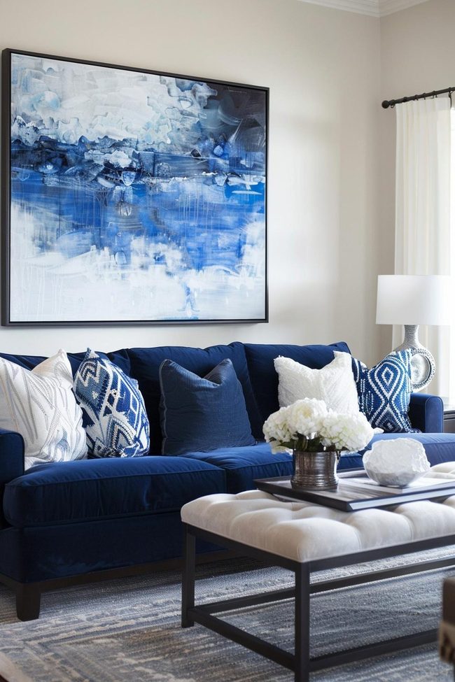 Ocean Photography In Blue Frames