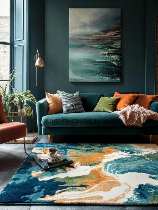 Cool-Toned Rugs Ground Current Rooms