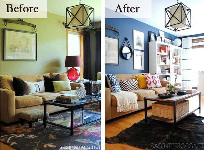 Bold Blue Wall Statement