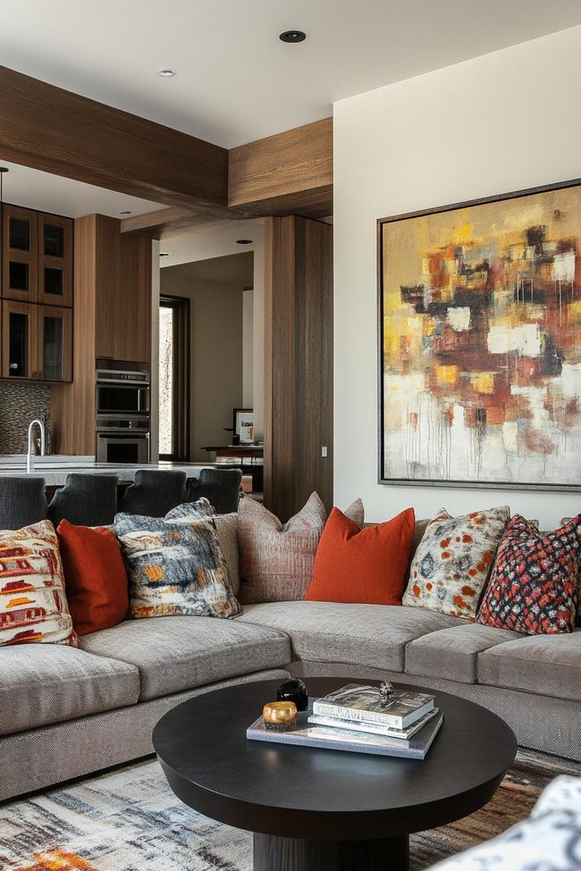 Bold Abstract Paintings Define Zones