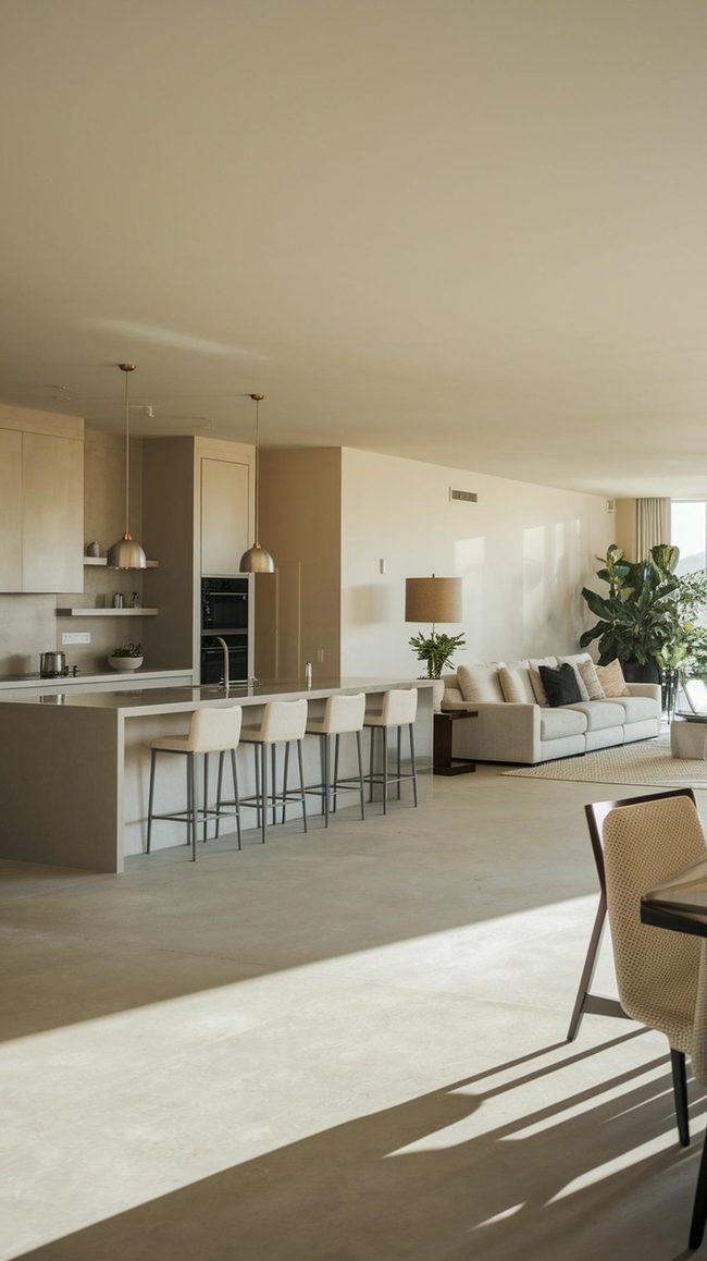 Open Kitchen Living Room Flow