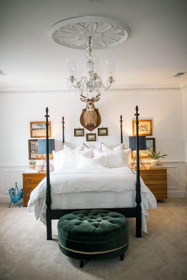 Black Four-Poster Bed Sanctuary