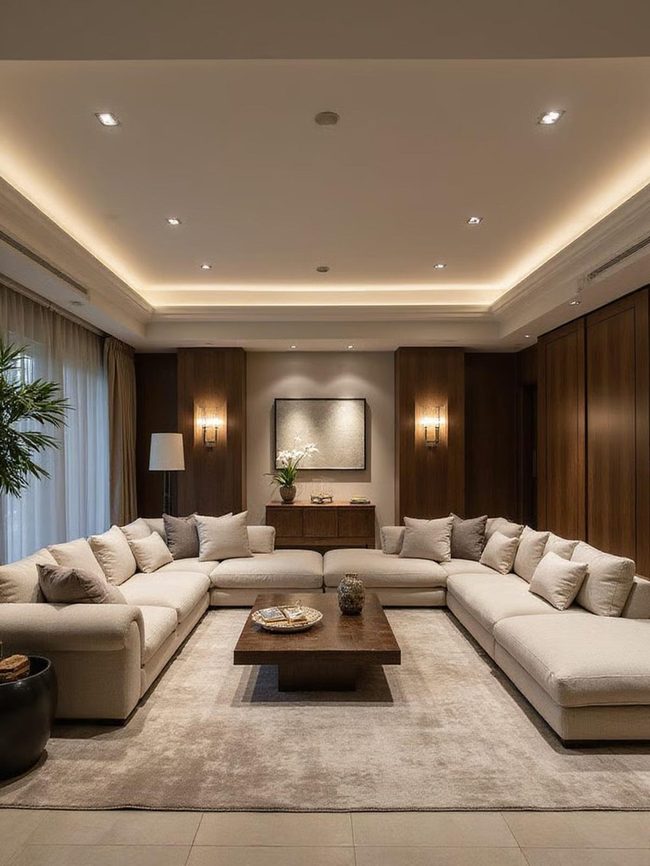 Open Space Luxury Living Room