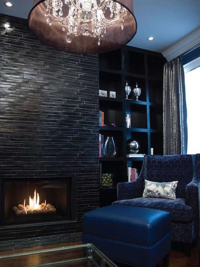 Dark Brick Reading Nook