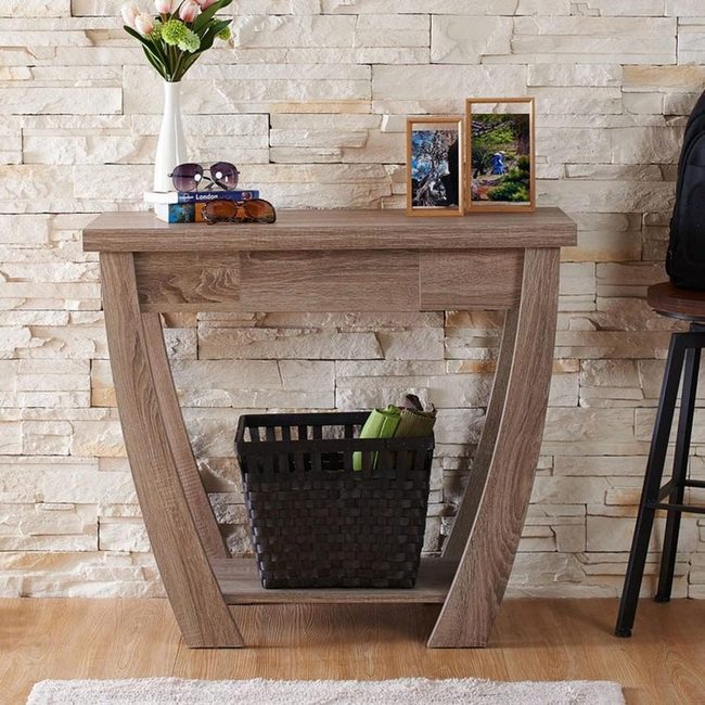 Sculptural Entry Table For Small Spaces