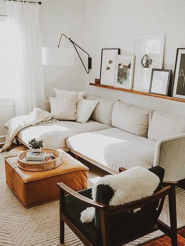 Beige Sofa Neutral Living Space