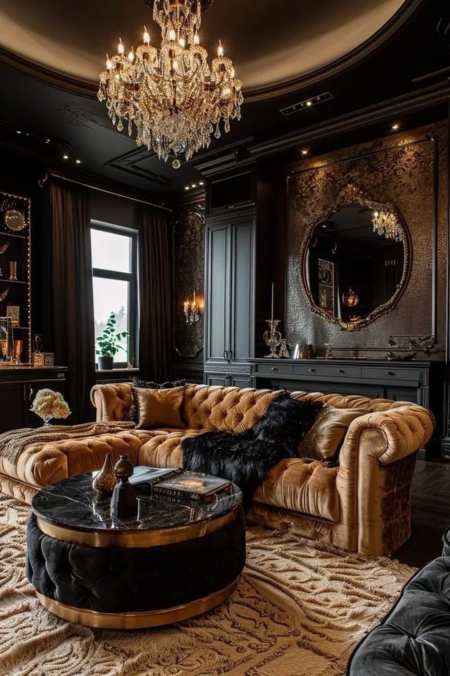 Black Gold Art Deco Glamour