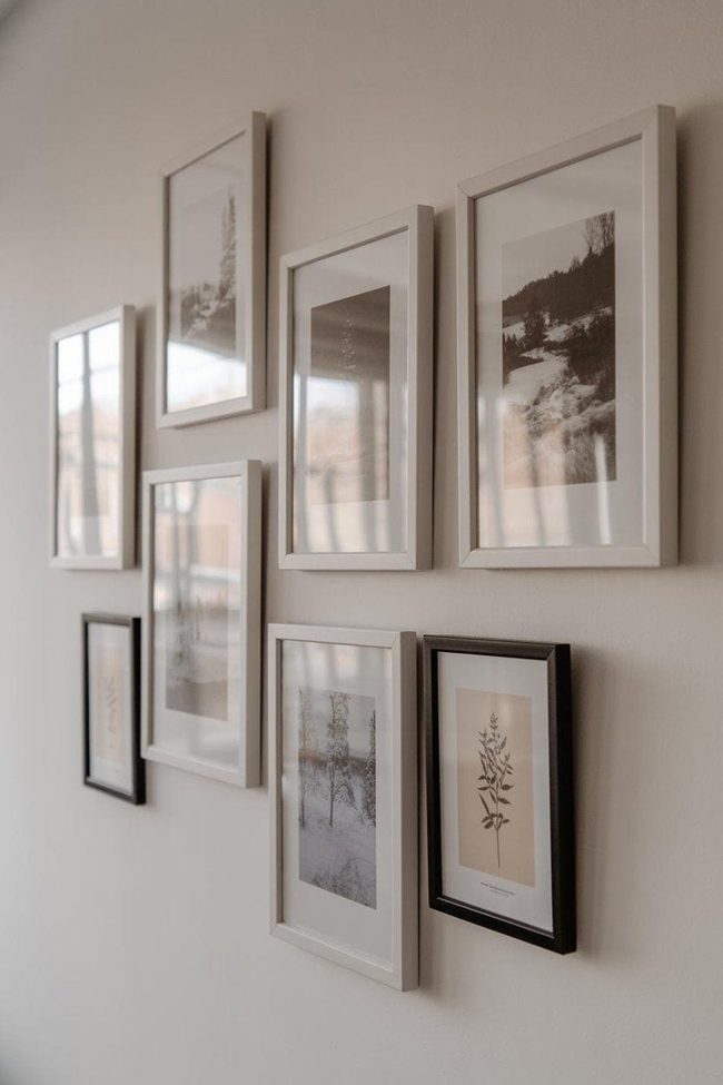 Winter Landscape Gallery Wall