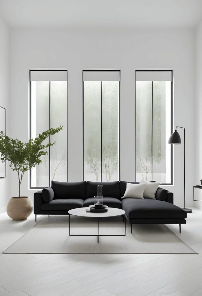 Black And White Calm Simplicity