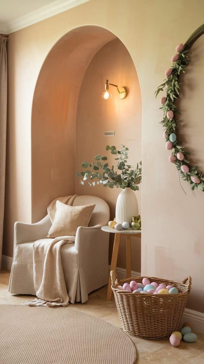 Pastel Spring Reading Nook