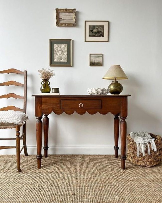 Wood And Brass Quiet Corner