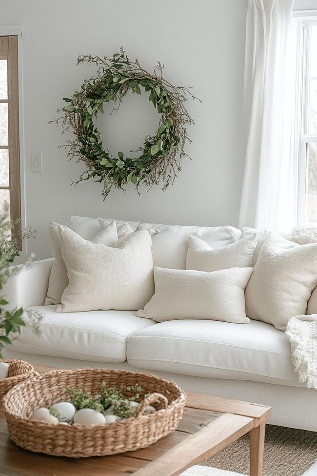 Pale Rustic Timber Easter Minimalism