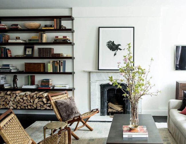 Custom Shelves Around Architectural Quirks