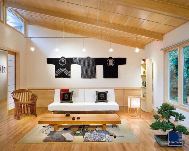 White Couches, Dark Pillars, Black Art